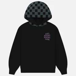 Anti Social Social Club Мужская толстовка Chenille Checkered Hoodie