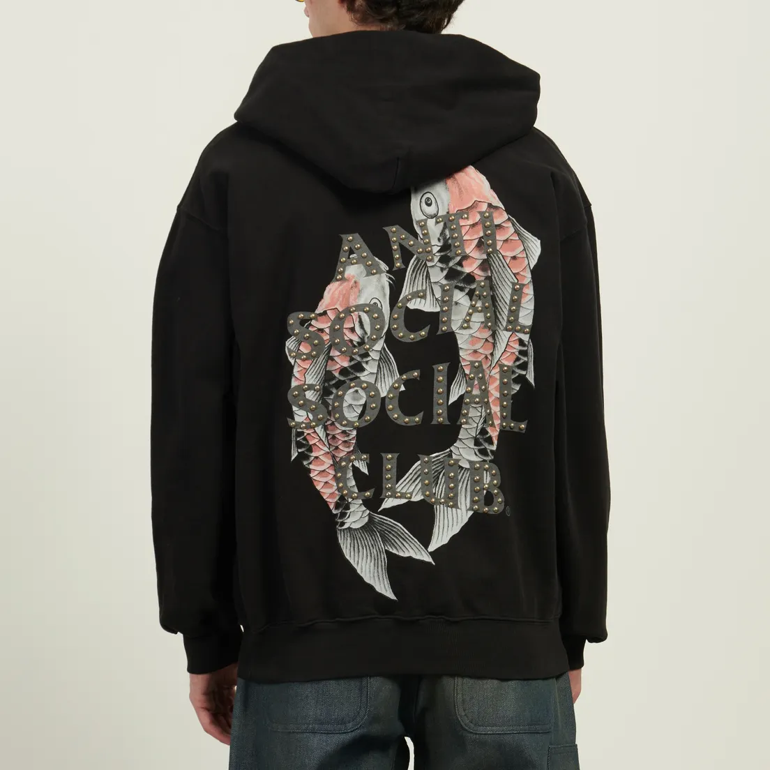 Anti Social Social Club Мужская толстовка Studded Mind Games Hoodie