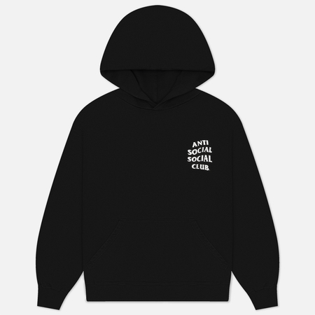 Мужская толстовка Anti Social Social Club Weathered Hoodie, цвет чёрный, размер XXL