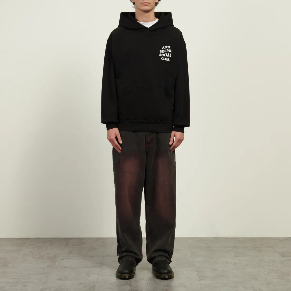 Anti Social Social Club Мужская толстовка Weathered Hoodie