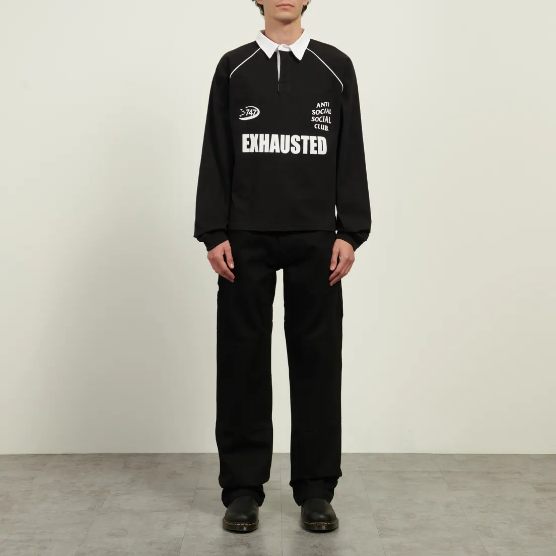 Anti Social Social Club Мужской лонгслив Rugby Polo