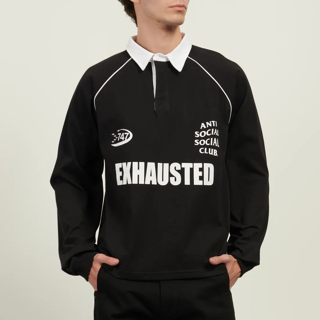 Anti Social Social Club Мужской лонгслив Rugby Polo