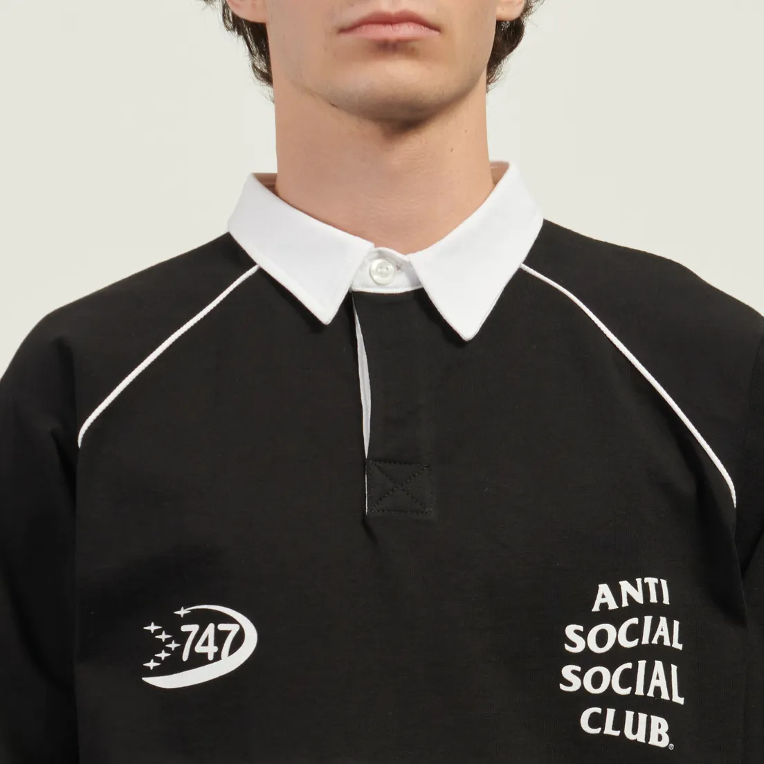 Anti Social Social Club Мужской лонгслив Rugby Polo