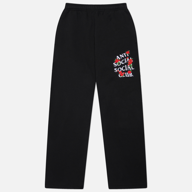 Мужские брюки Anti Social Social Club Embroidered Rose Kkotch Open Hem