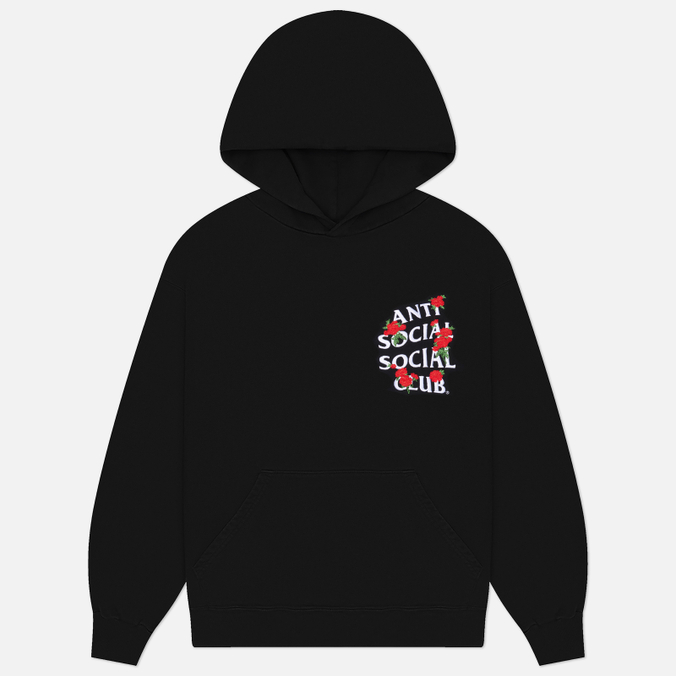 Мужская толстовка Anti Social Social Club Embroidered Rose Kkotch Hoodie
