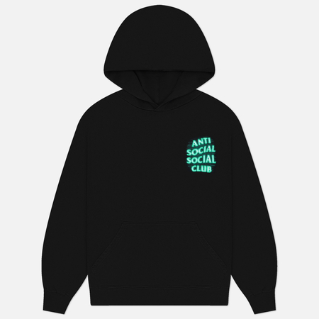 Мужская толстовка Anti Social Social Club Glow In The Dark Hoodie, цвет чёрный, размер XL