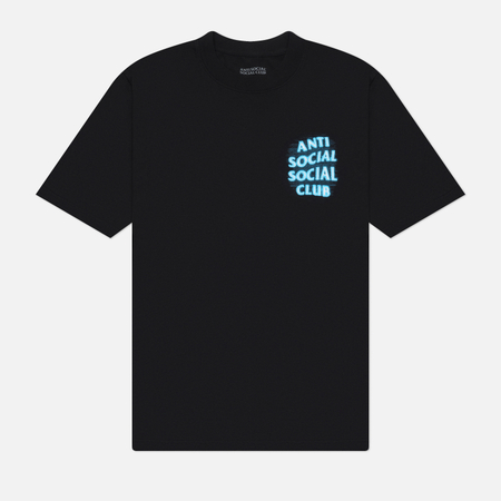 Мужская футболка Anti Social Social Club Glow In The Dark, цвет чёрный, размер S