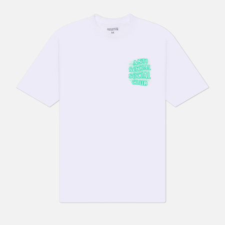 Мужская футболка Anti Social Social Club Glow In The Dark, цвет белый, размер L