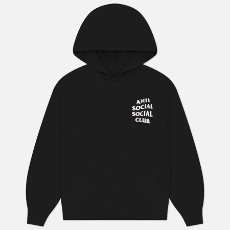 Мужская толстовка Anti Social Social Club Get Weird Hologram Hoodie, цвет чёрный, размер L