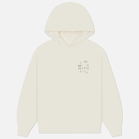 Мужская толстовка Anti Social Social Club Mind Game Weathered Hoodie, цвет бежевый, размер S
