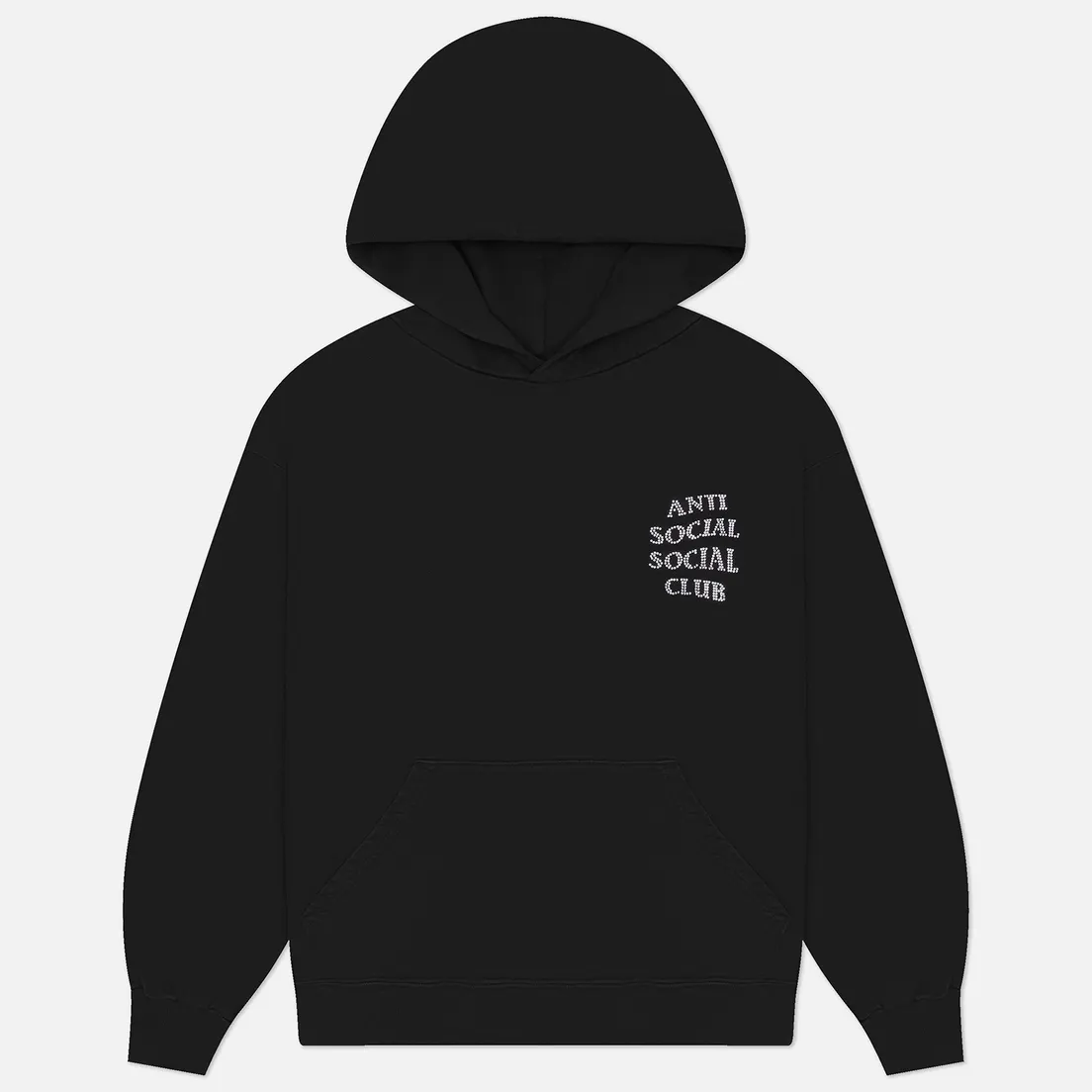Anti Social Social Club Мужская толстовка Mind Games Rhinestone Hoodie
