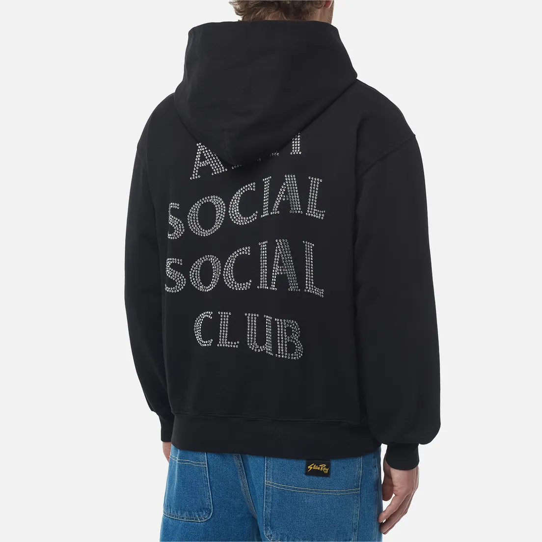 Anti Social Social Club Мужская толстовка Mind Games Rhinestone Hoodie