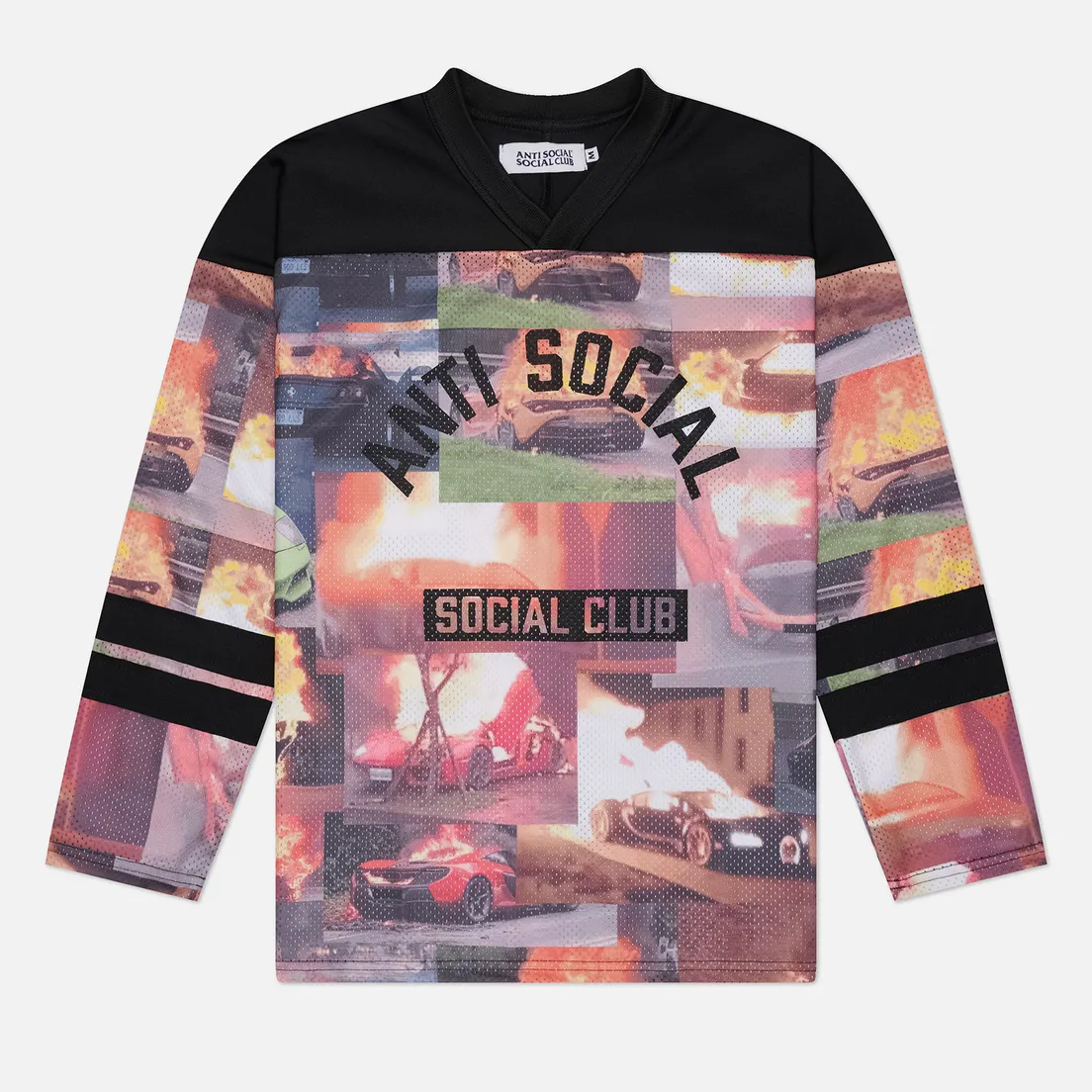 Anti Social Social Club Мужской лонгслив Burnout Hockey Jersey