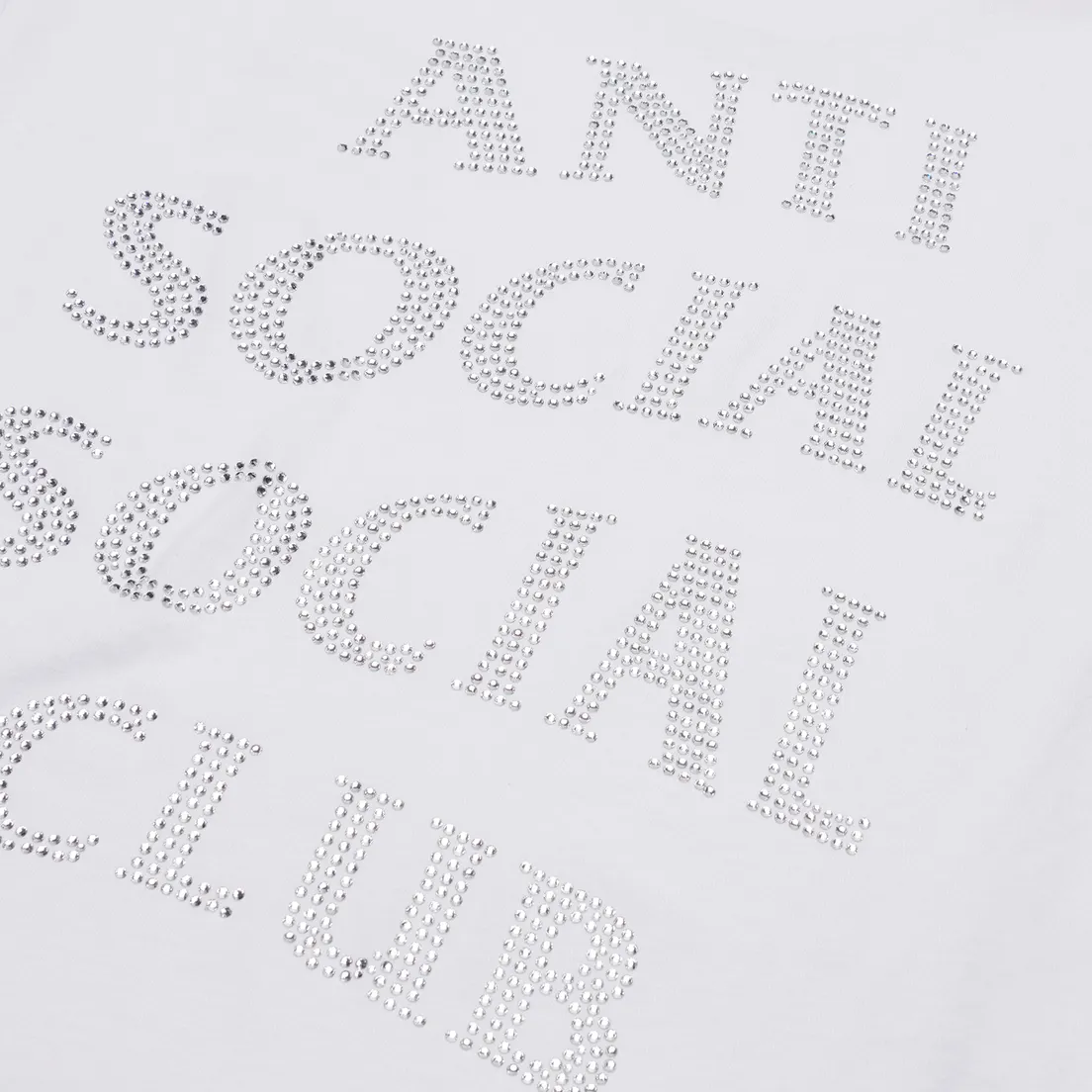 Anti Social Social Club Мужская футболка Mind Games Rhinestone