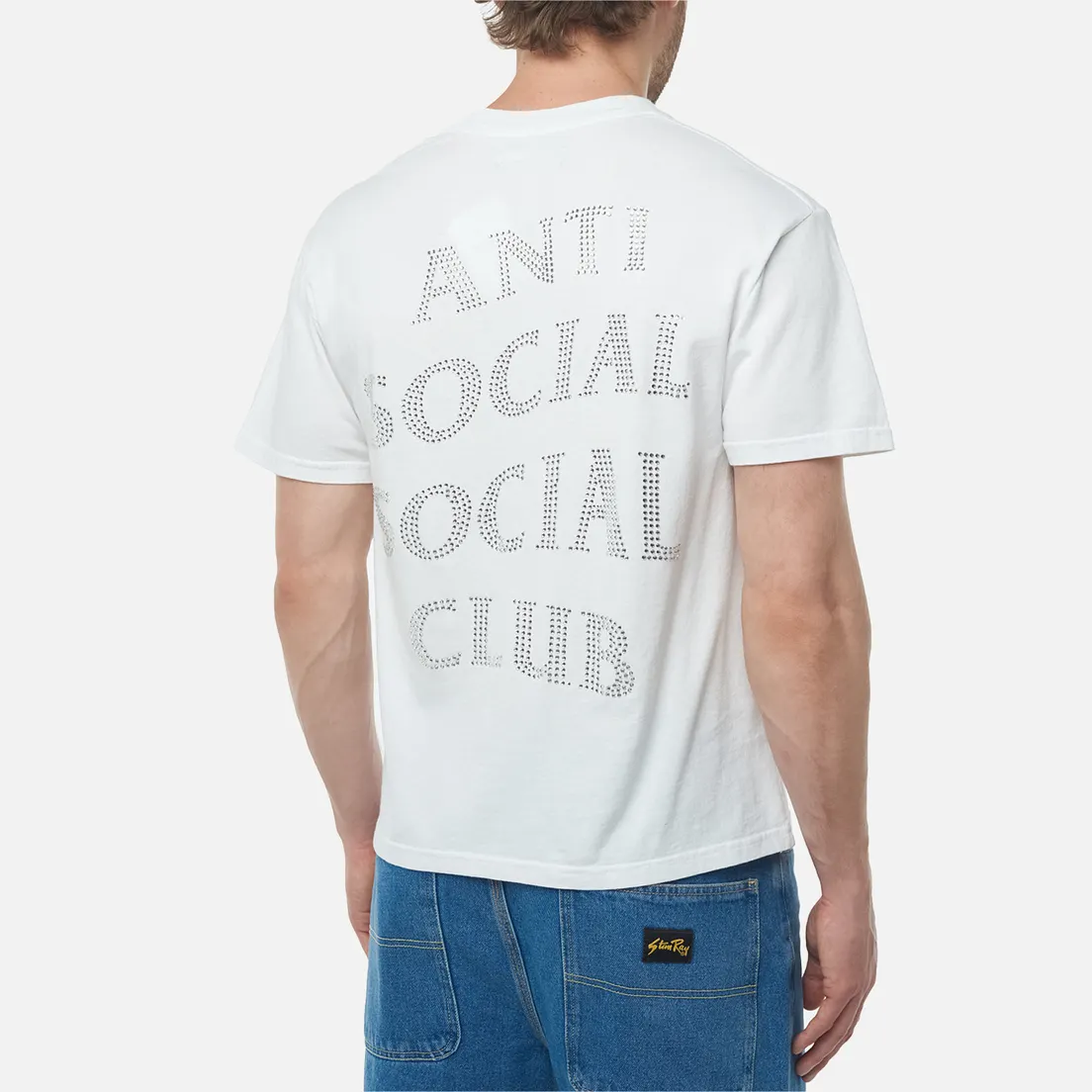 Anti Social Social Club Мужская футболка Mind Games Rhinestone