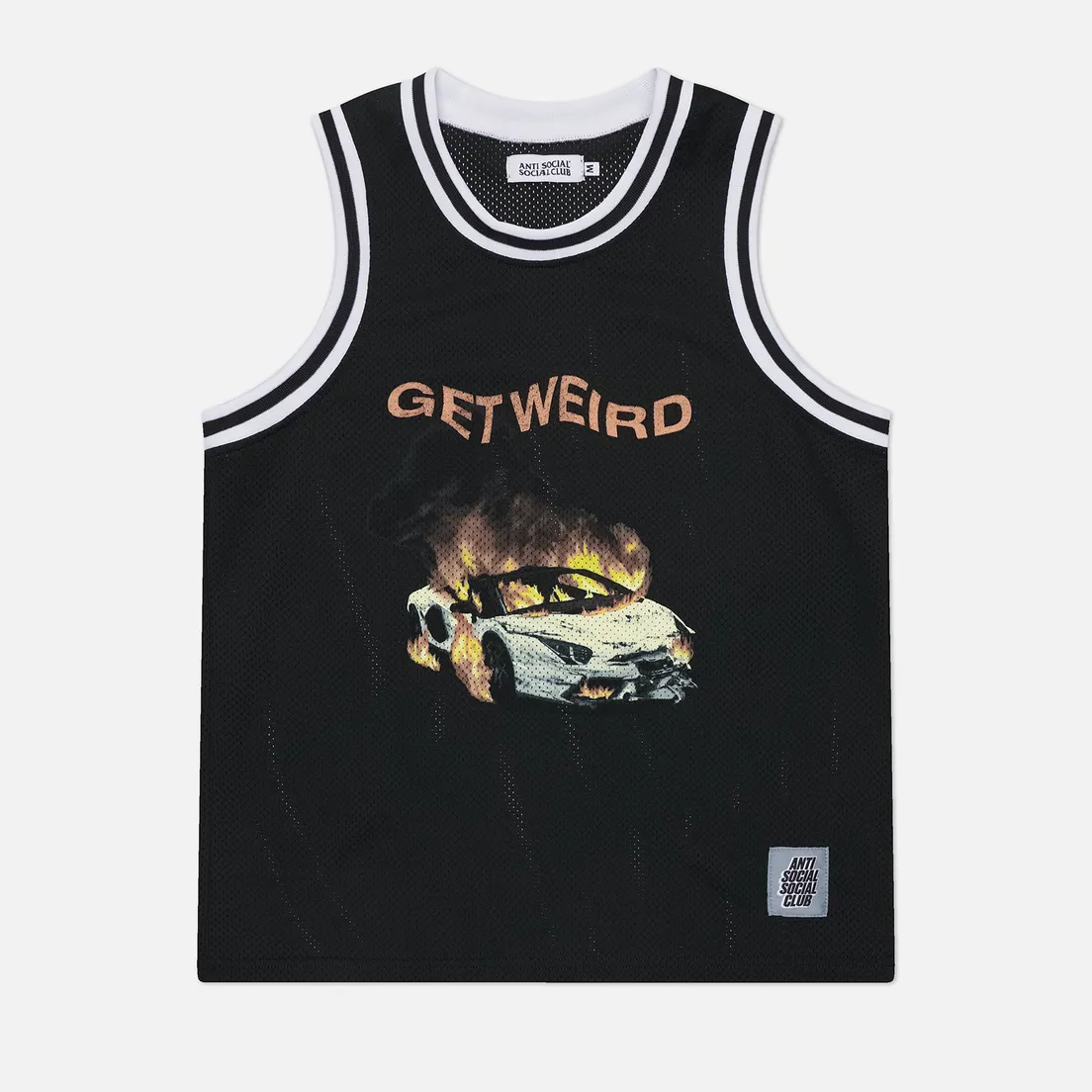 Anti Social Social Club Мужская майка Burnout Basketball Jersey
