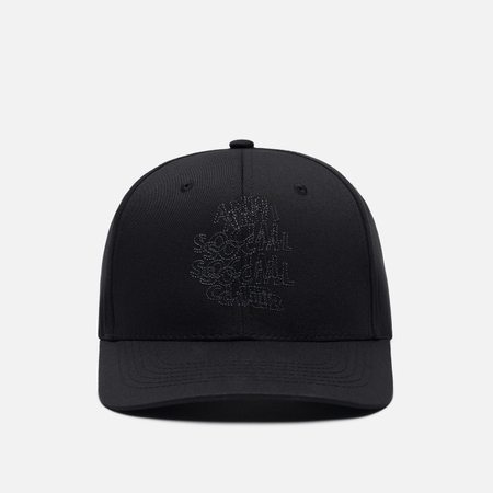 Кепка Anti Social Social Club Keyed-Up Embroidered, цвет чёрный