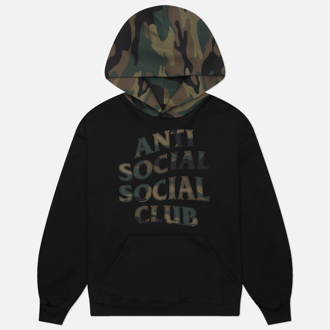 Мужская толстовка Anti Social Social Club Camo Applique Hoodie
