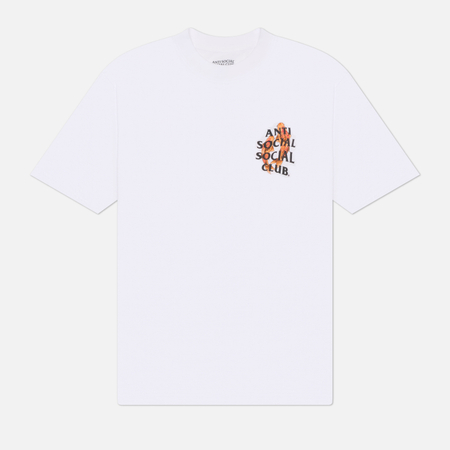 Мужская футболка Anti Social Social Club Koi Cotton, цвет белый, размер S