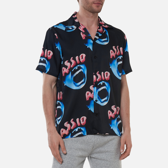 Мужская рубашка ASSID Suspense Hawaiian Black