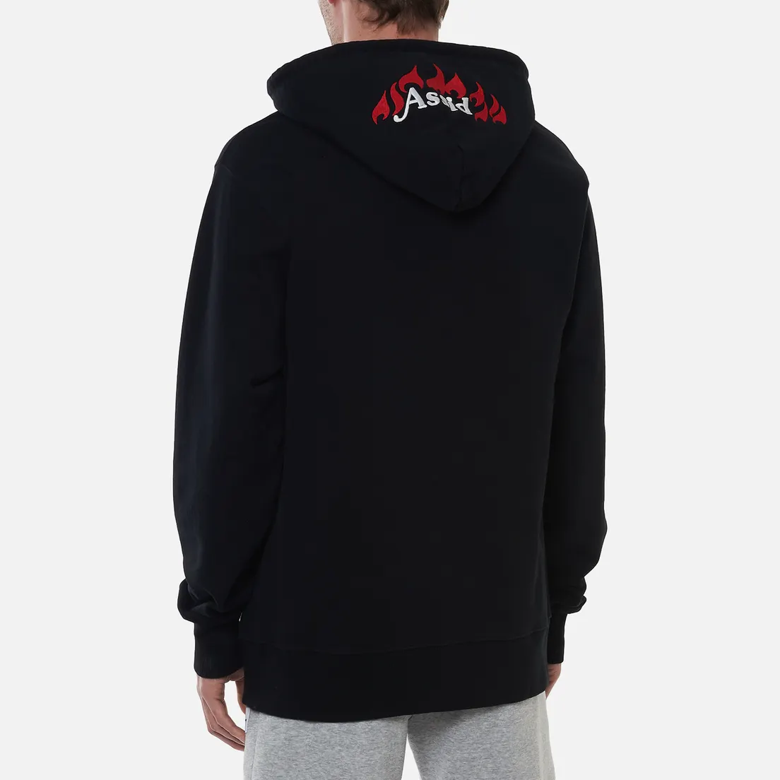 ASSID Мужская толстовка Satanic Rock Music Embroidered Hoodie