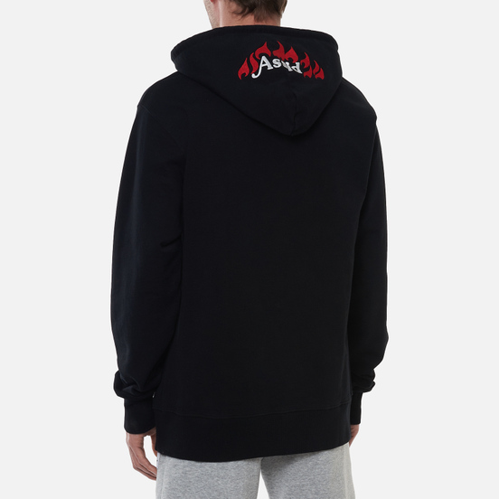 Мужская толстовка ASSID Satanic Rock Music Embroidered Hoodie Black