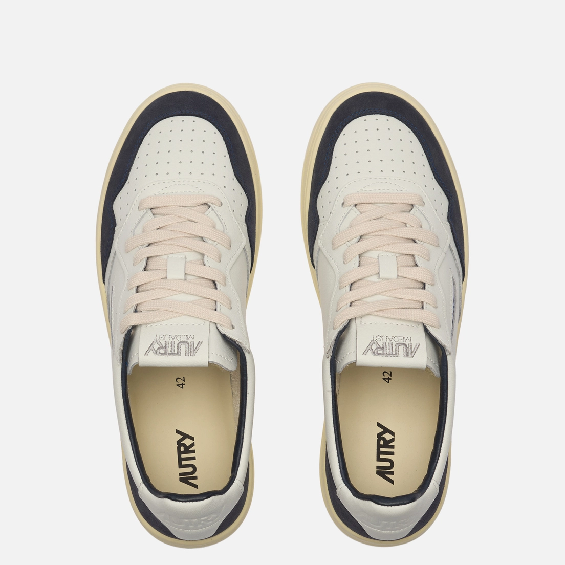 Autry Мужские кроссовки Medalist Low Soft Leather/Suede