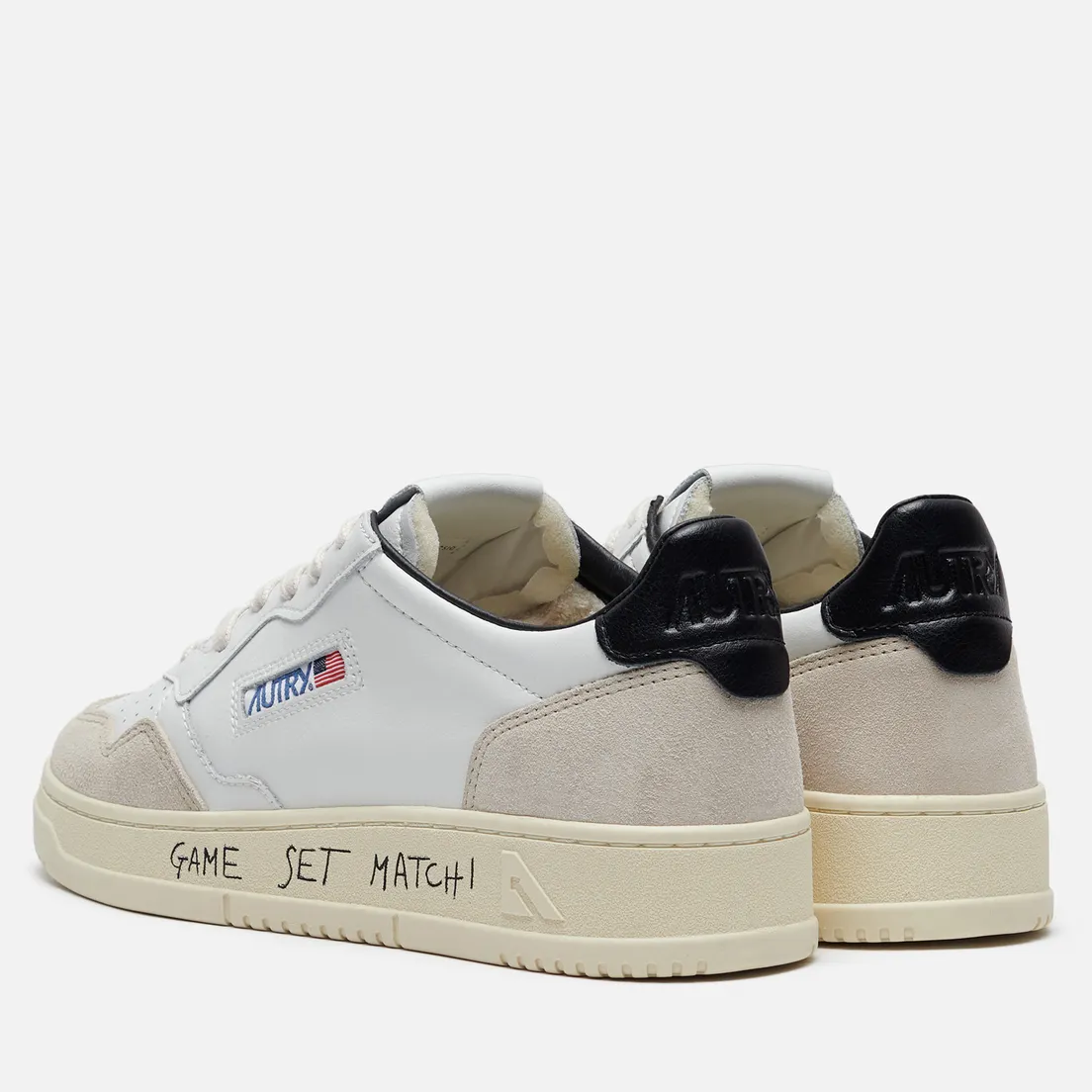 Autry Мужские кроссовки Medalist Low Lettering Suede