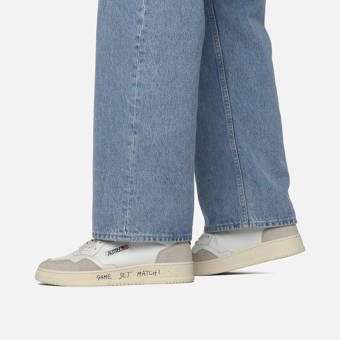 Autry Мужские кроссовки Medalist Low Lettering Suede