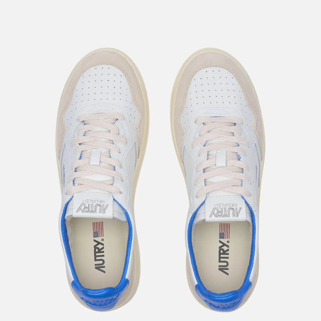 Autry Мужские кроссовки Medalist Low Lettering Suede