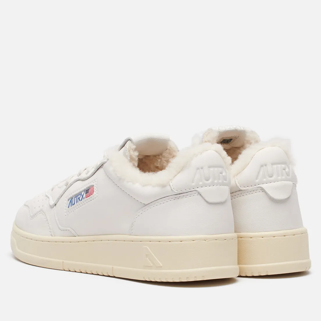 Autry Женские кроссовки Medalist Low Shearling