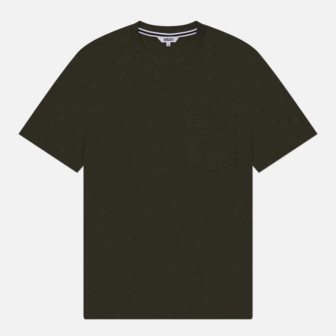 Мужская футболка Aigle Pocket Crew Neck, цвет зелёный