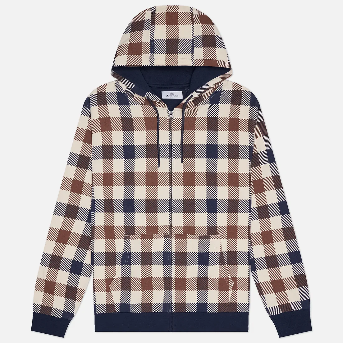 Aquascutum Мужская толстовка Iconic Full-Zip Fleece Hoodie