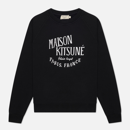Женская толстовка Maison Kitsune Palais Royal Vintage, цвет чёрный, размер XS