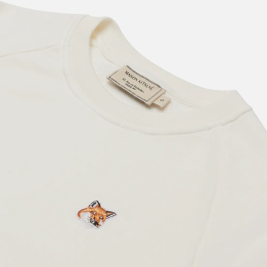 Maison Kitsune Женская толстовка Fox Head Patch Adjusted