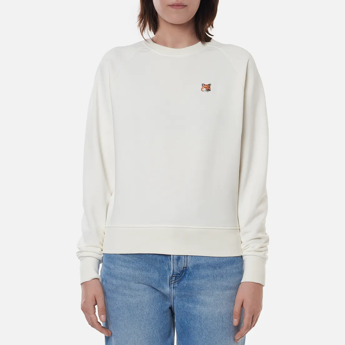 Maison Kitsune Женская толстовка Fox Head Patch Adjusted