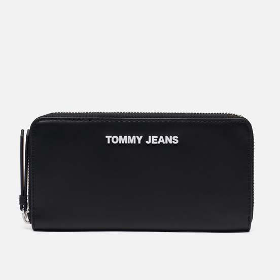 Кошелек Tommy Jeans Logo Zip-Around Large Black