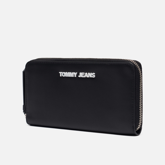 Кошелек Tommy Jeans Logo Zip-Around Large Black