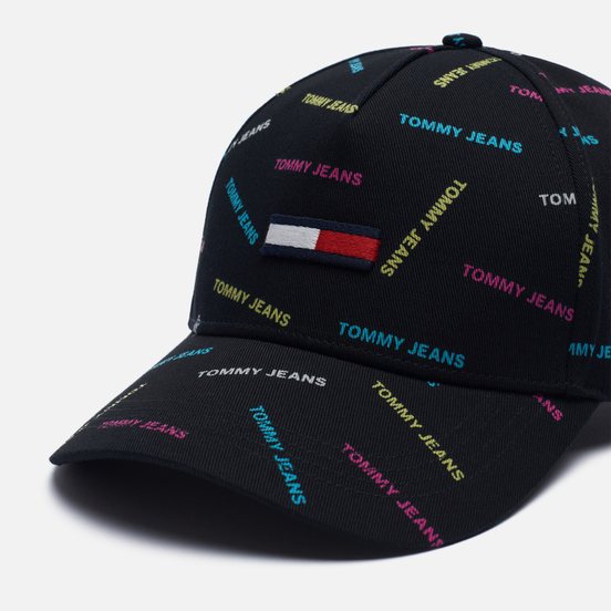 Кепка Tommy Jeans Flag Black All Over Print