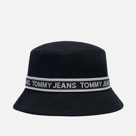Панама Tommy Jeans Repeat Logo Tape Black