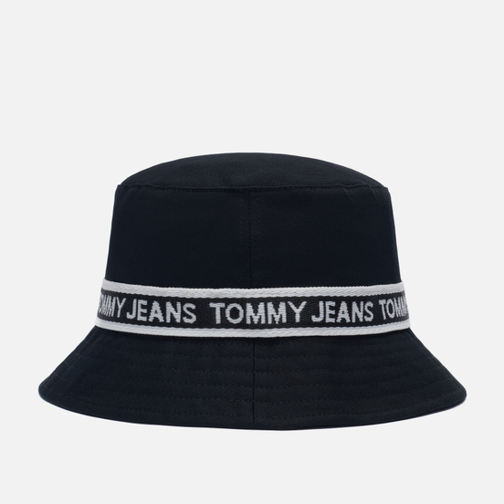 Панама Tommy Jeans Repeat Logo Tape Black