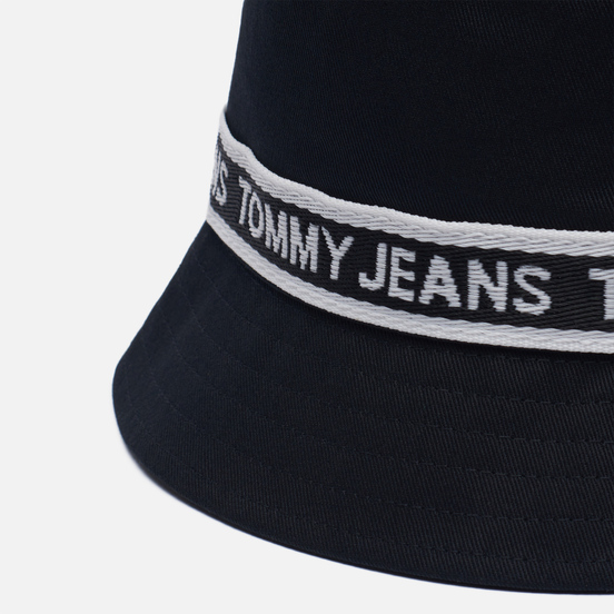 Панама Tommy Jeans Repeat Logo Tape Black