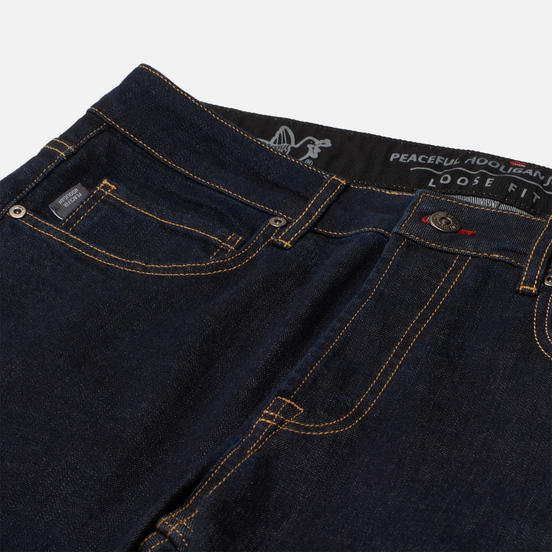 Мужские джинсы Peaceful Hooligan Loose Fit Premium 12 Oz Denim Rinse Wash