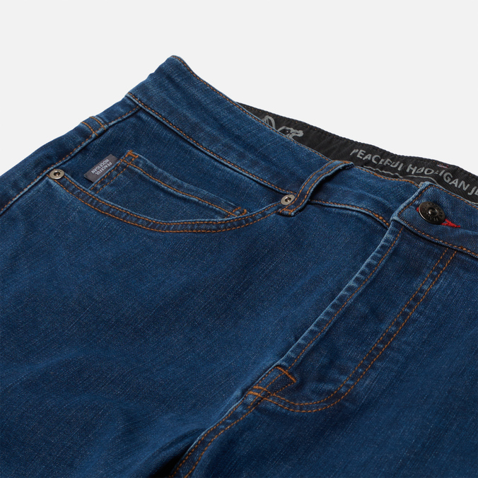 Мужские джинсы Peaceful Hooligan, цвет синий, размер 34R EVJEANLOSMID002 Loose Fit Premium 12 Oz Denim - фото 2