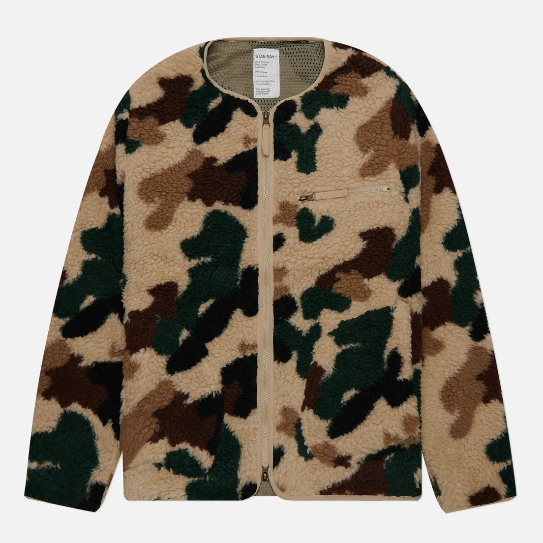 Stan Ray Мужская толстовка Fleece Layer Cardigan