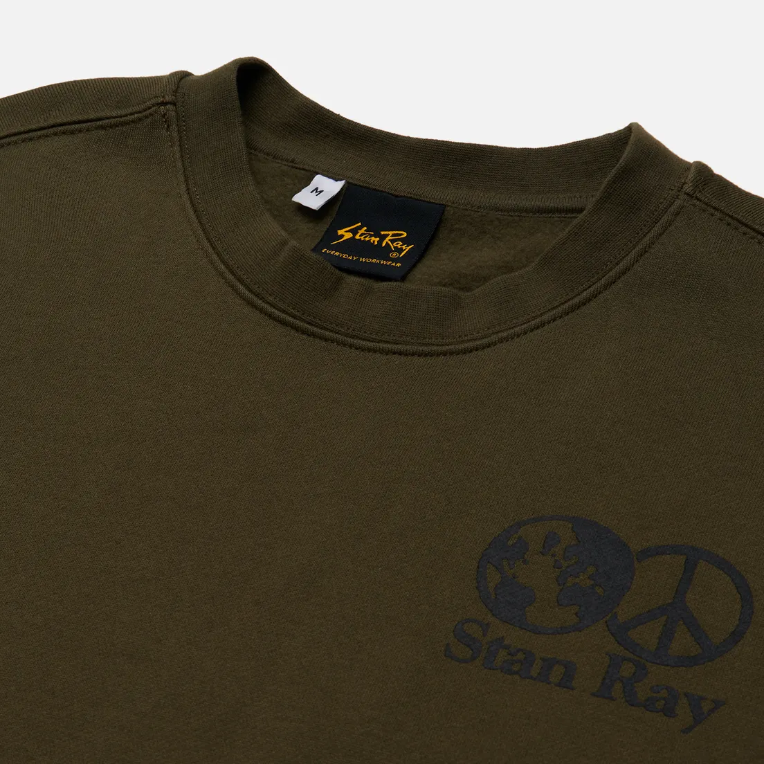 Stan Ray Мужская толстовка World Peace Crew Neck