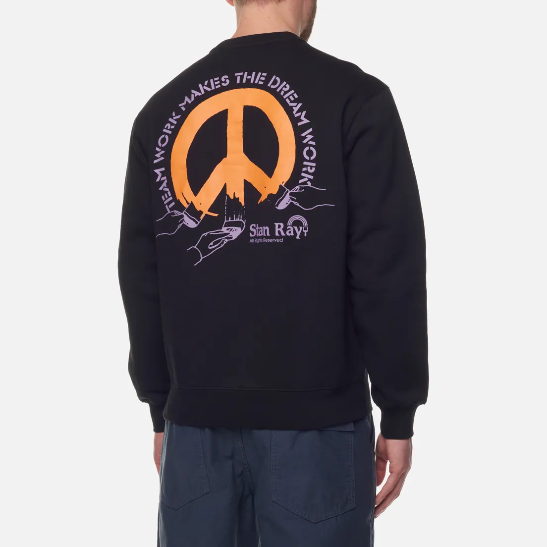 Stan Ray Мужская толстовка Dreamworks Crew Neck