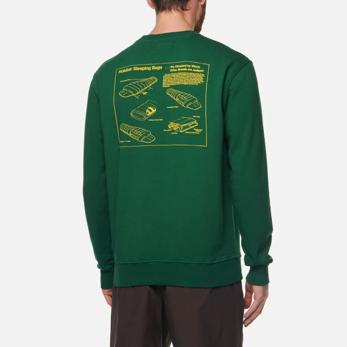Holubar Мужская толстовка Classic Crew Neck
