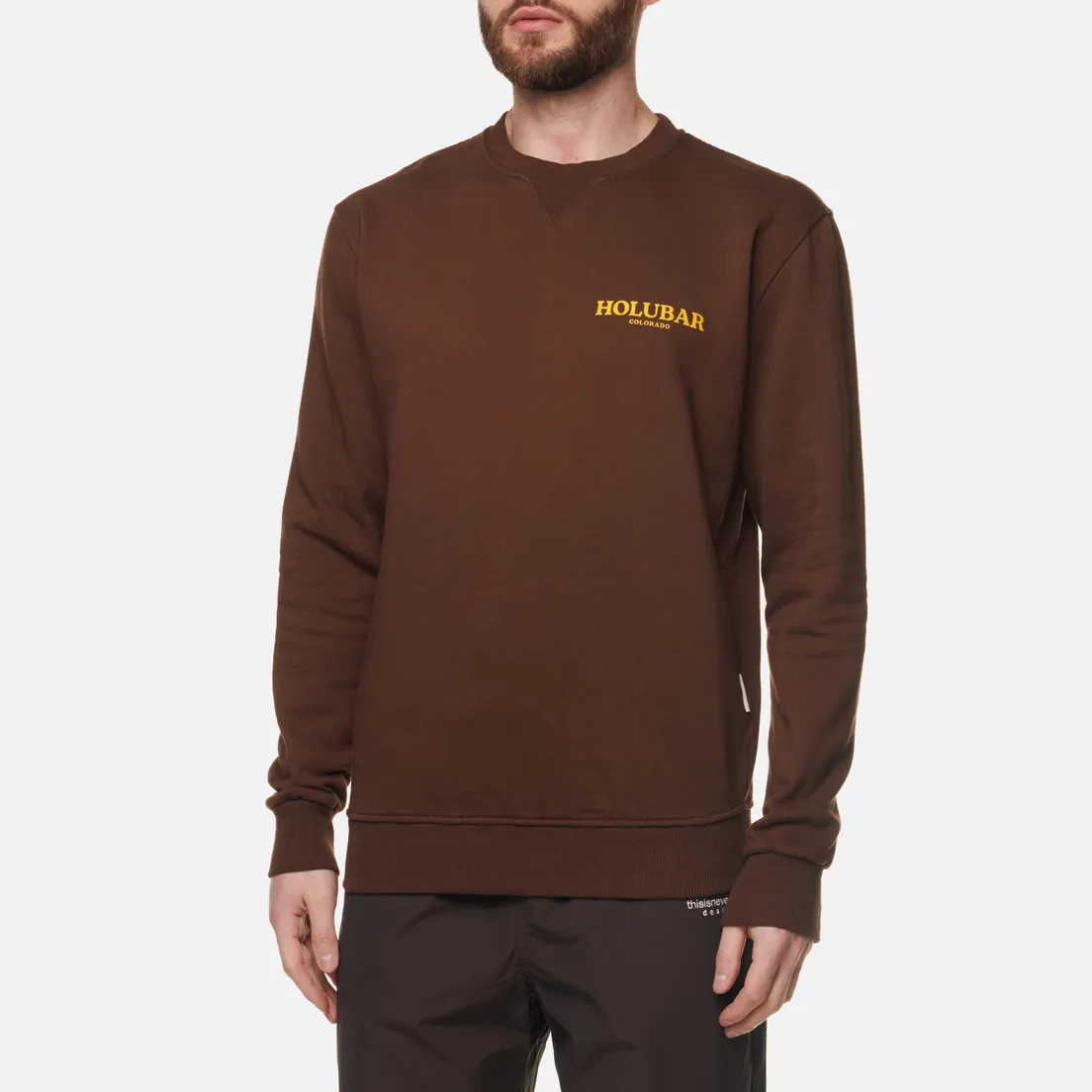 Holubar Мужская толстовка Classic Crew Neck