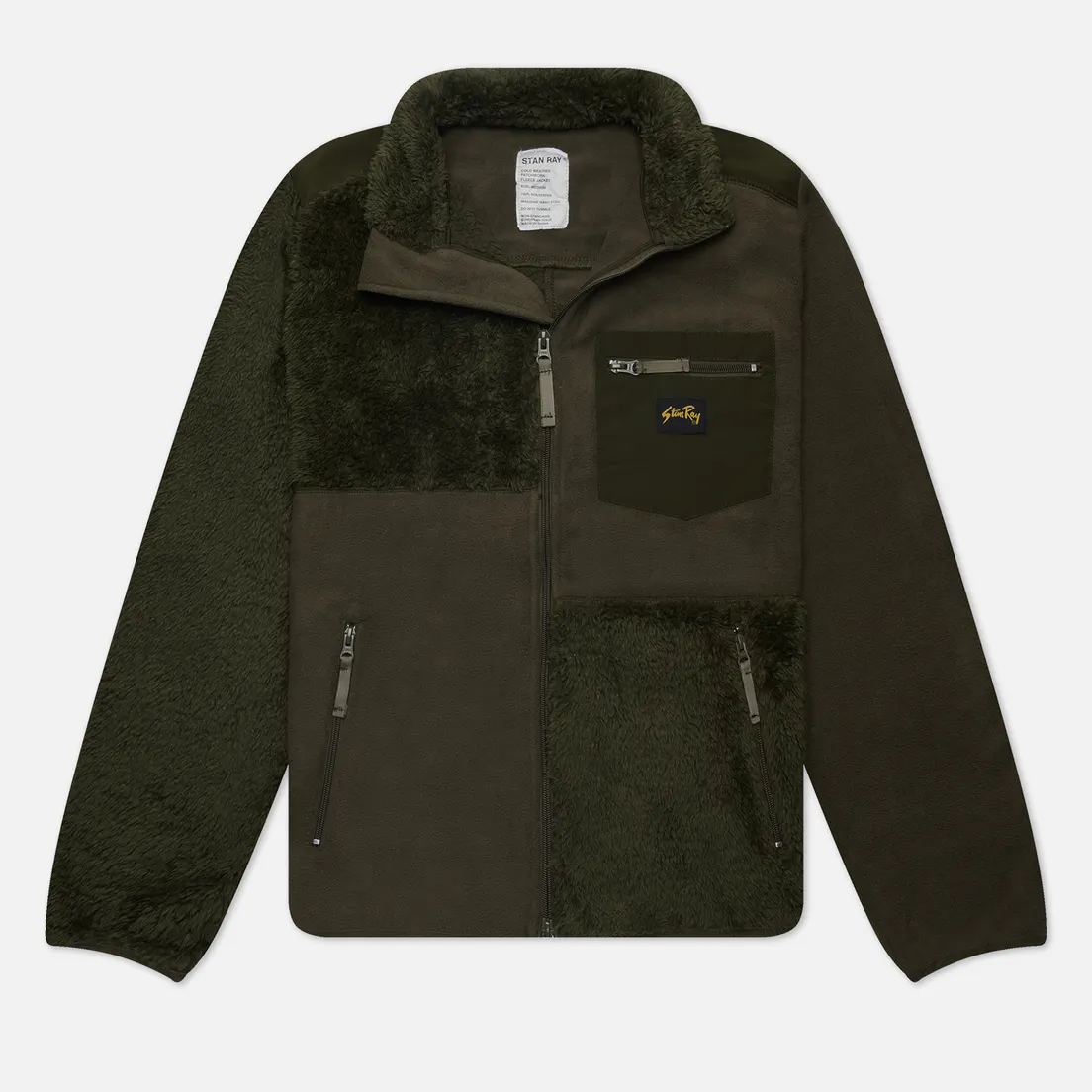 Stan Ray Мужская флисовая куртка Patchwork Fleece